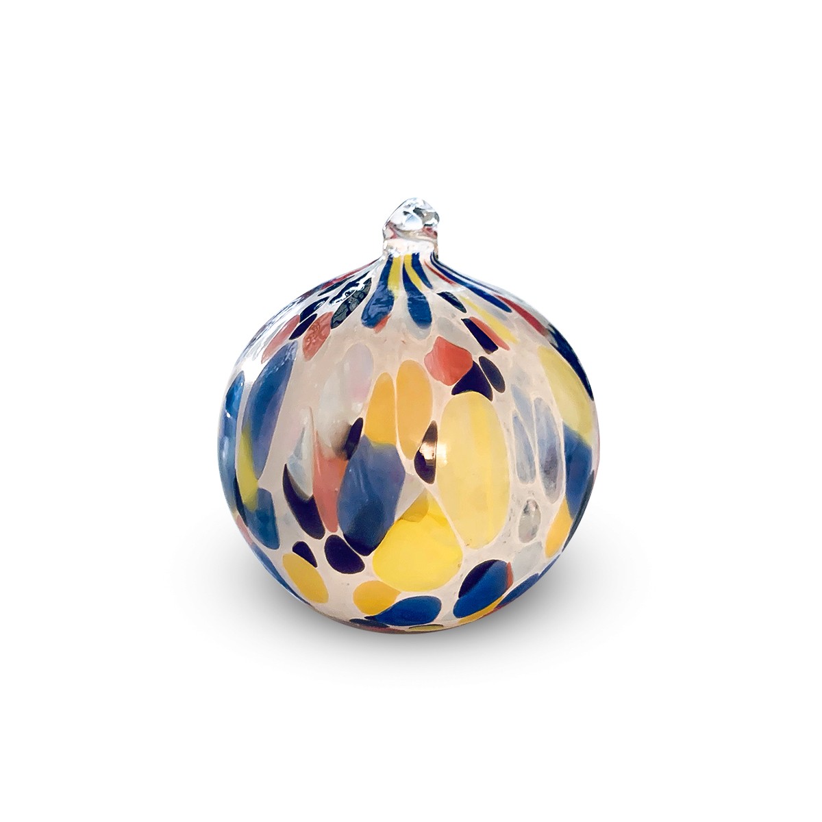 Coppia Sfere Natale Murano Multicolor